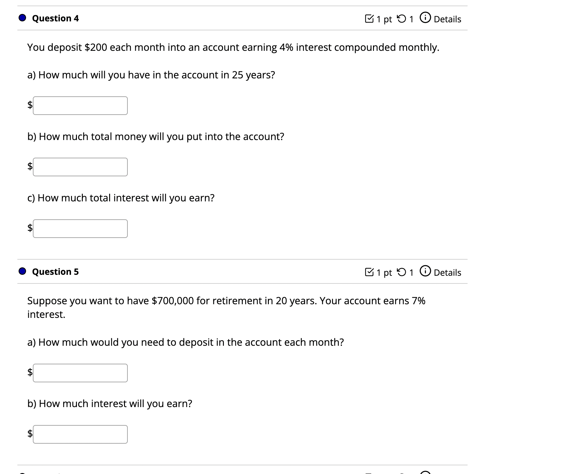using formulas attached below thank you very