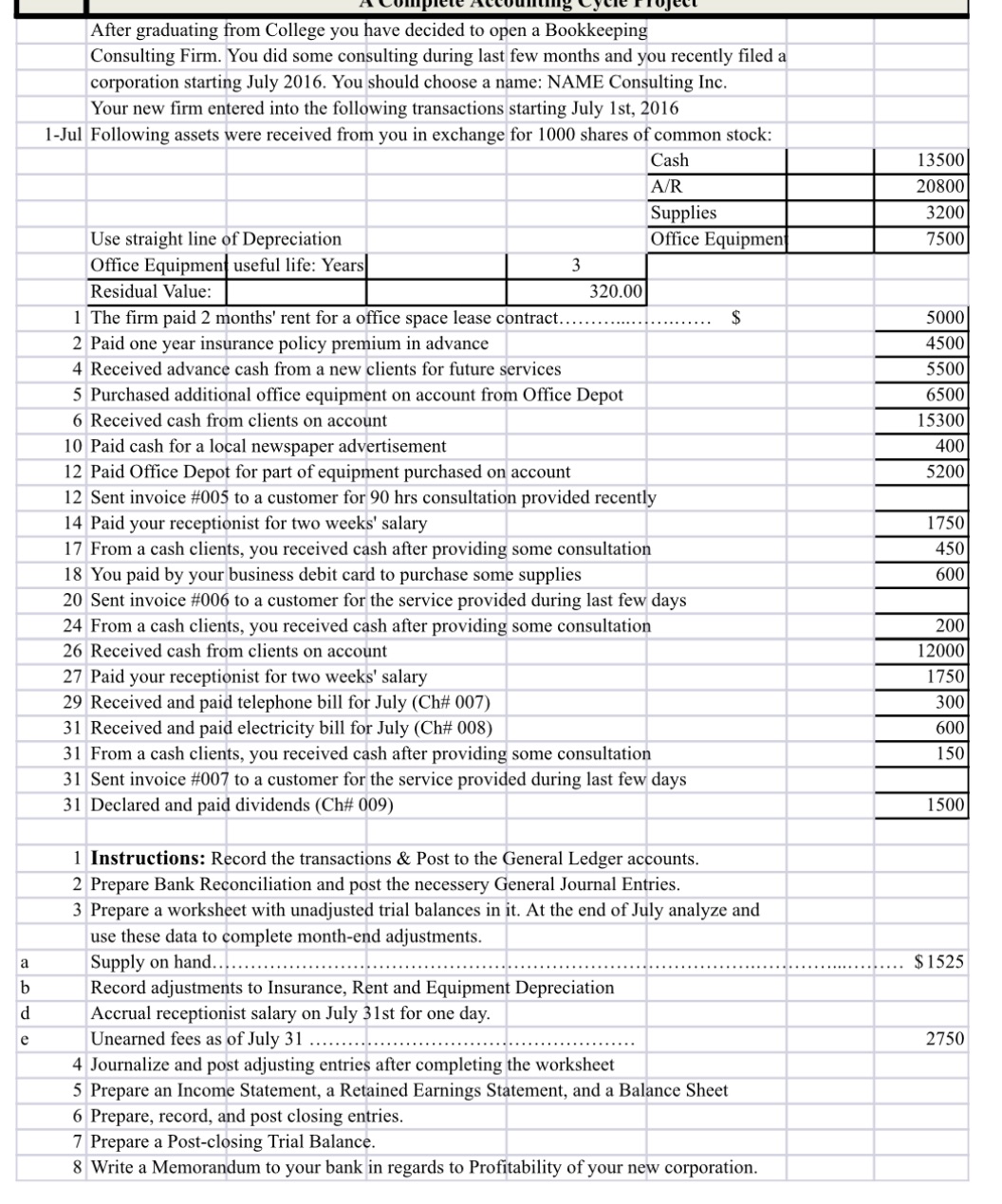 I need income statement , retained earning