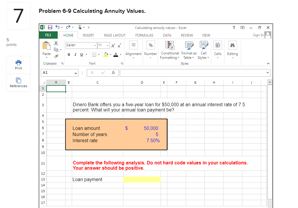 Problem 5-2 Calculating Future Values.