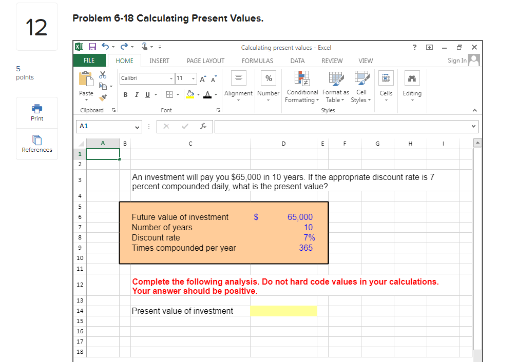 Problem 5-2 Calculating Future Values.