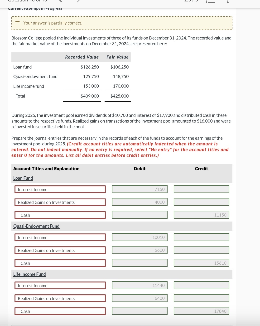 I need help selecting the proper accounts. I only
