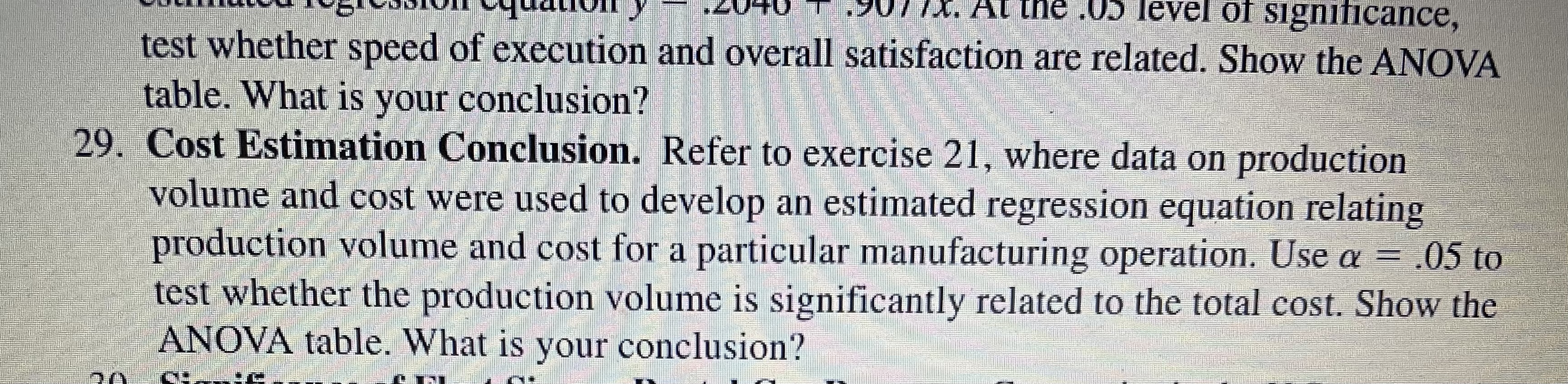 21. Cost Estimation. An important application of