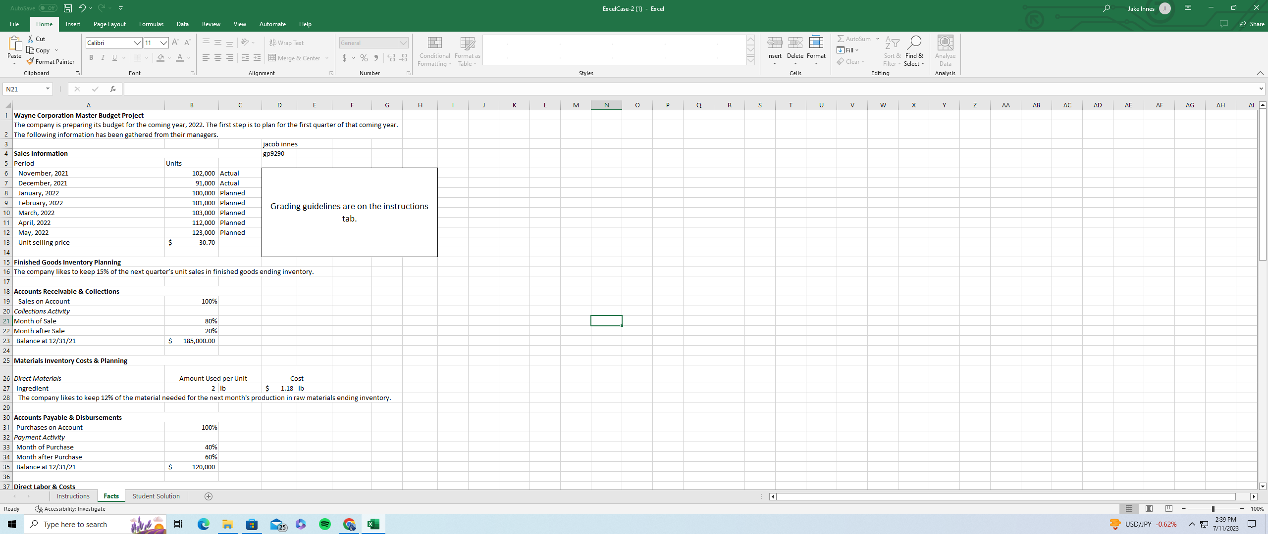 ExcelCase-2 (1) - Excel Jake Innes JI File Home