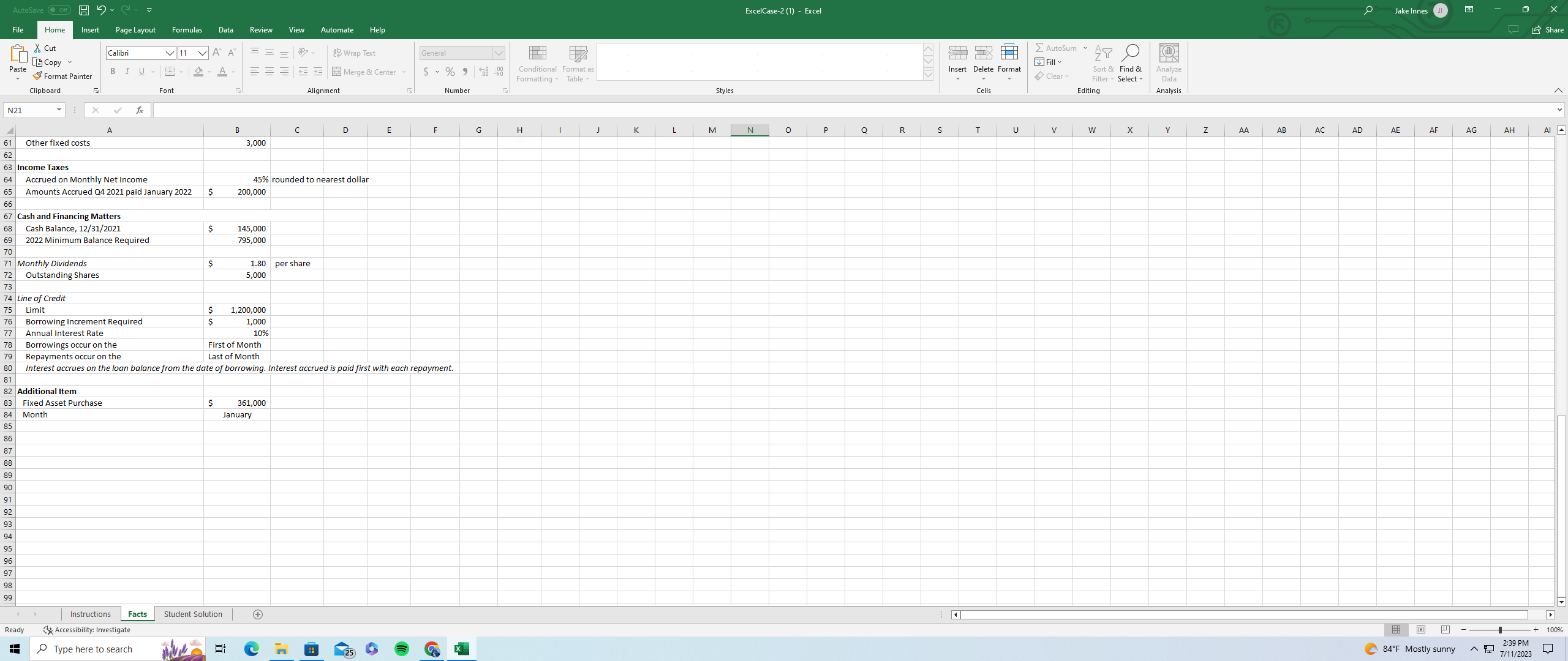 ExcelCase-2 (1) - Excel Jake Innes JI File Home