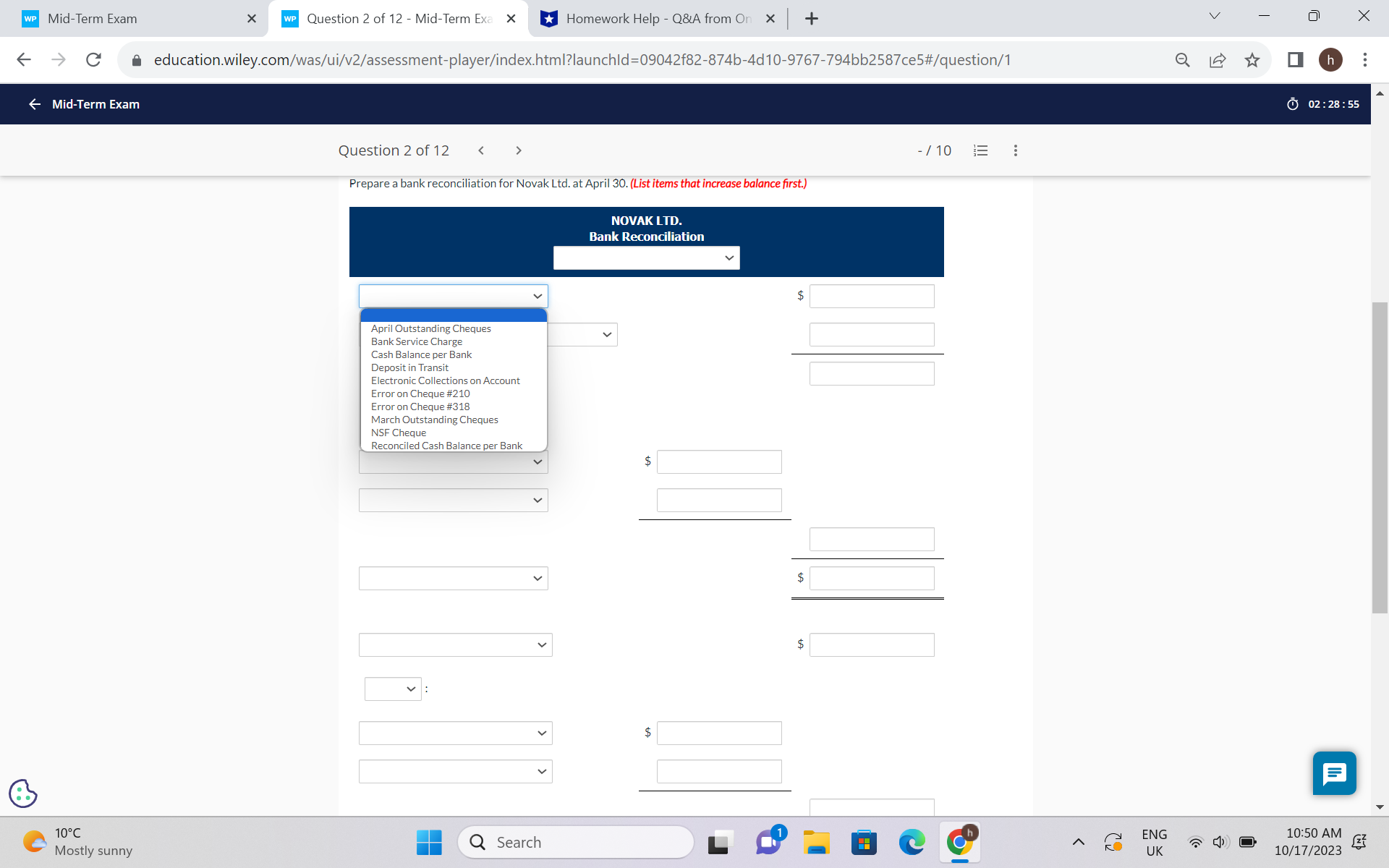 need help with accounting question please WP