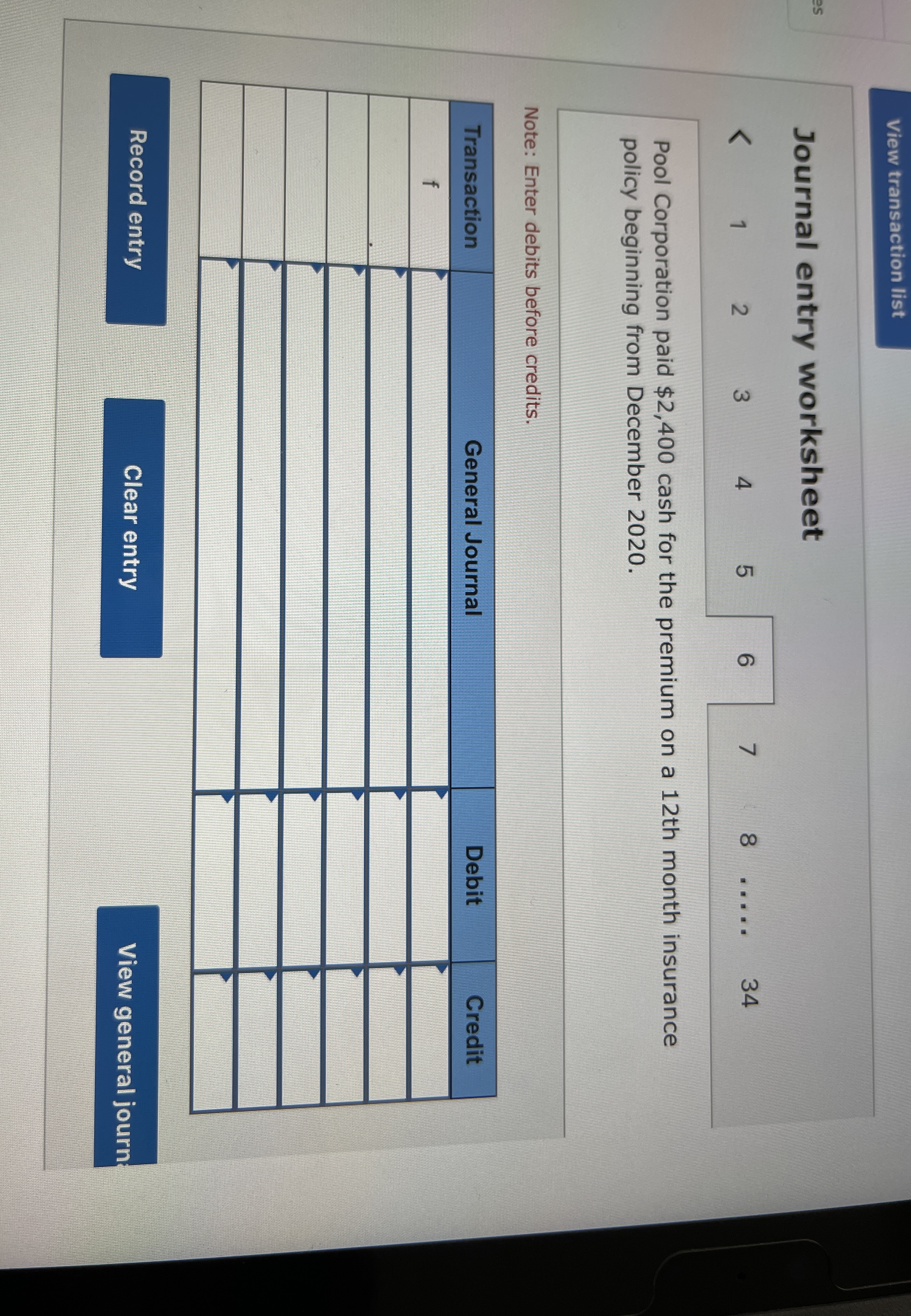 Sample Question: Complex Category Pool