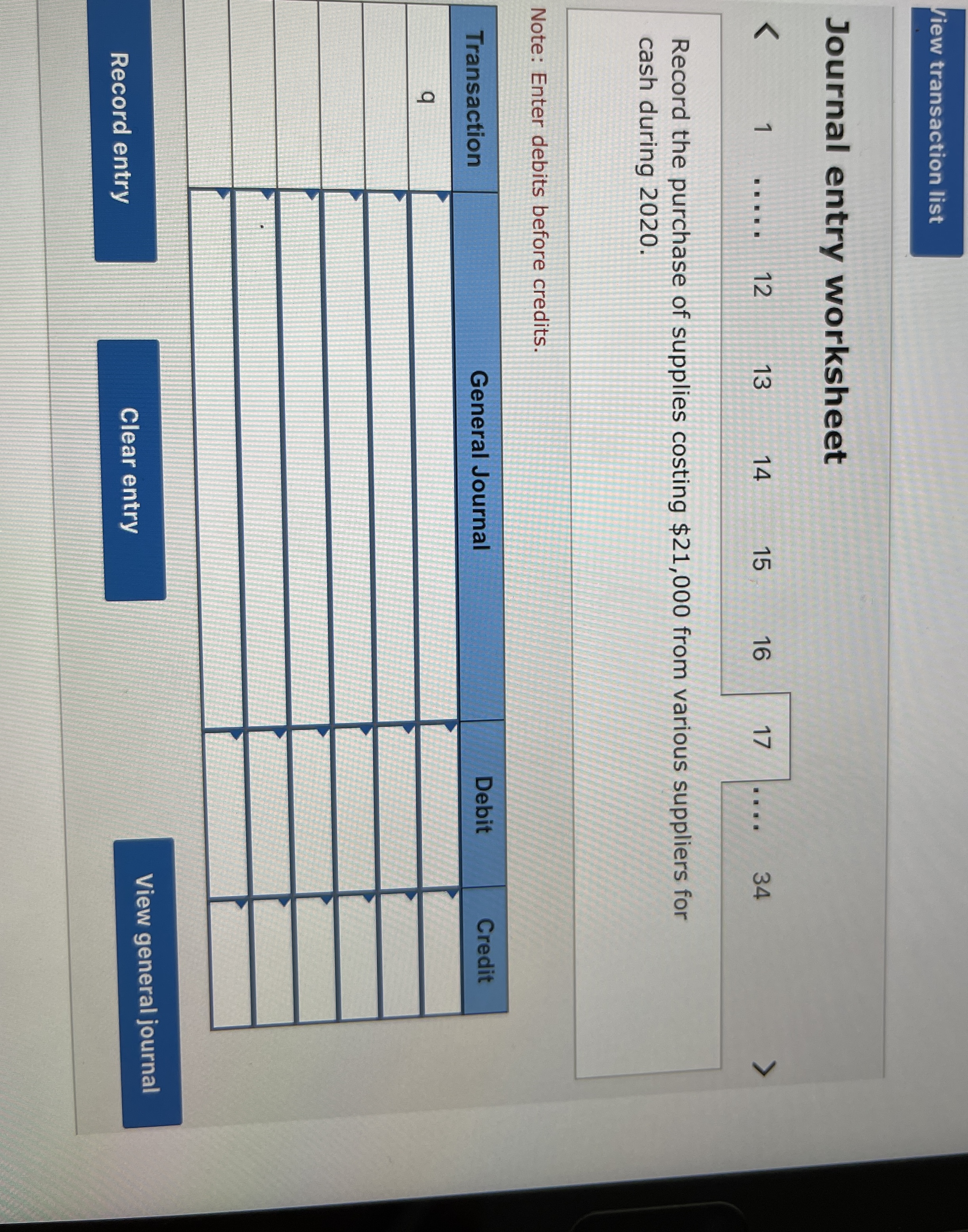 Sample Question: Complex Category Pool