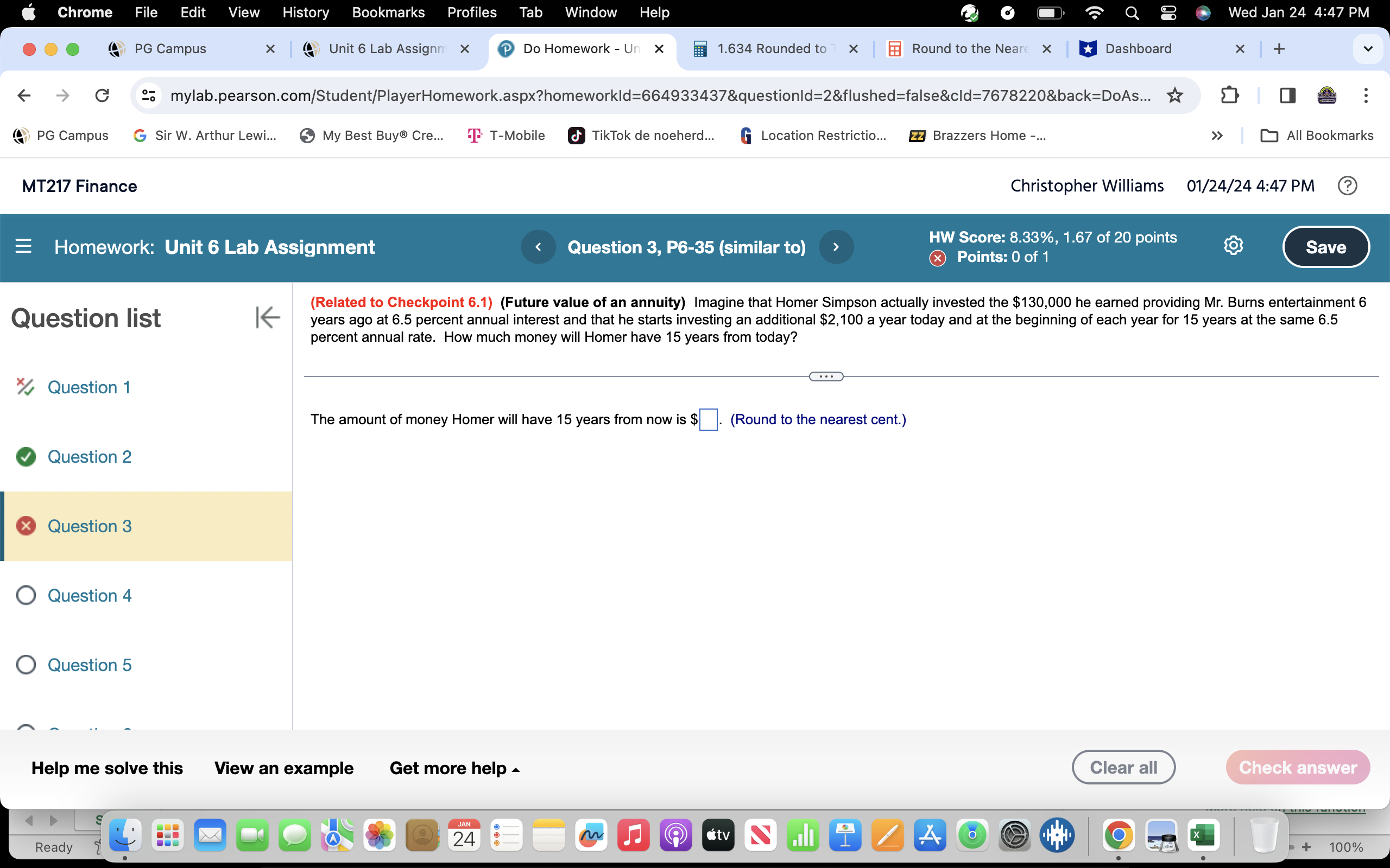Chrome File Edit View History Bookmarks Profiles
