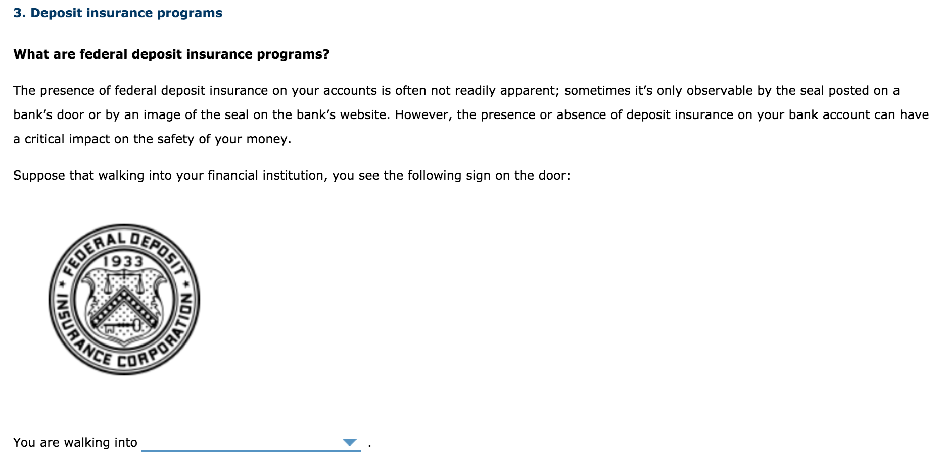 Need help with the questions below. 3. Deposit
