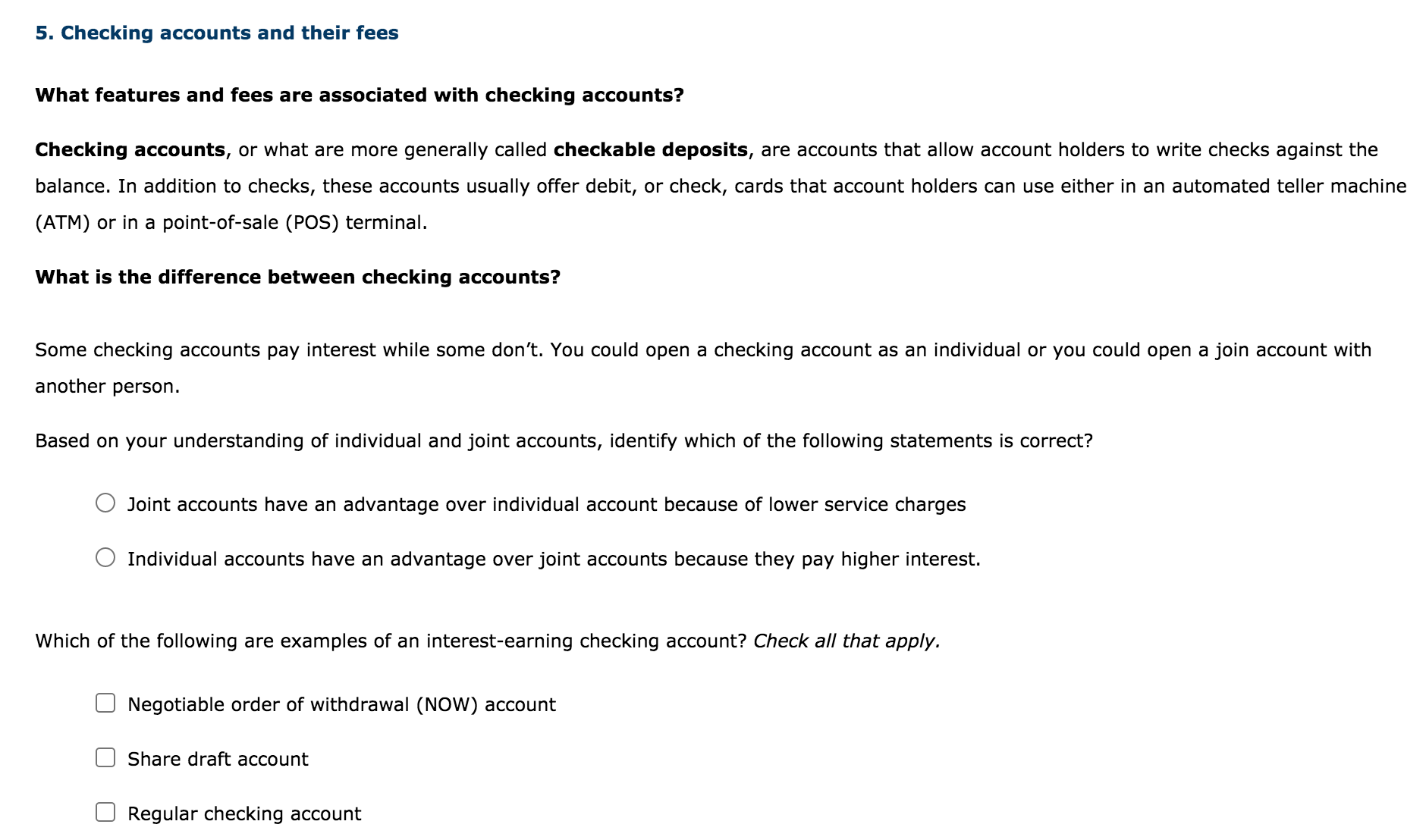 Need help with the questions below. 3. Deposit