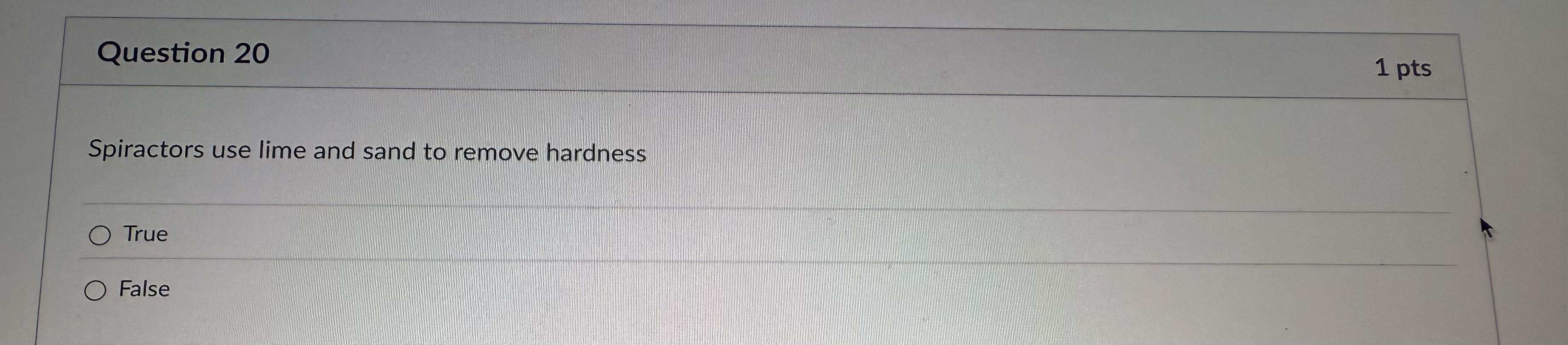 Question 2 0 Spiractors use lime and sand to