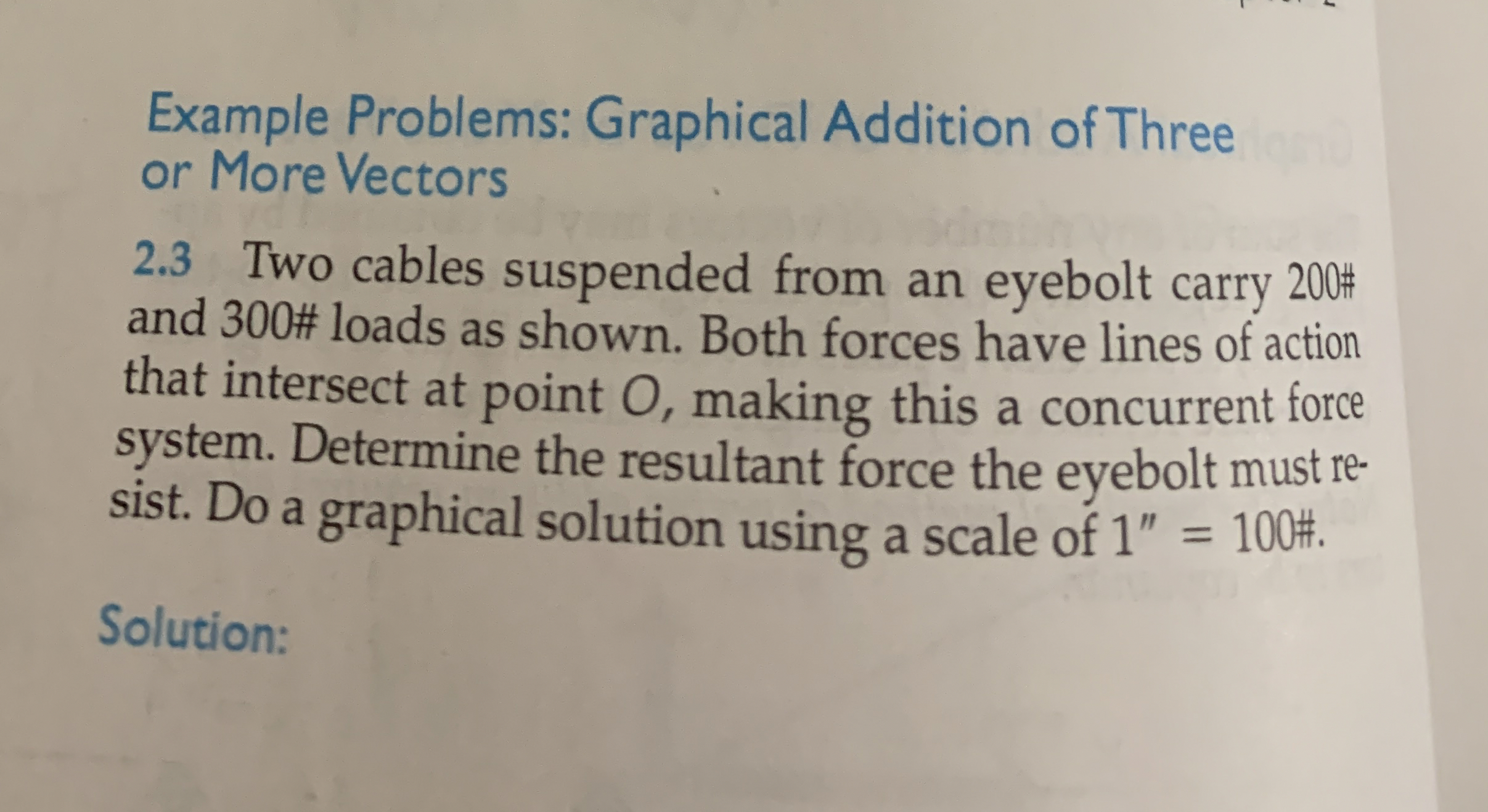 Example Problems: Graphical Addition of Three or