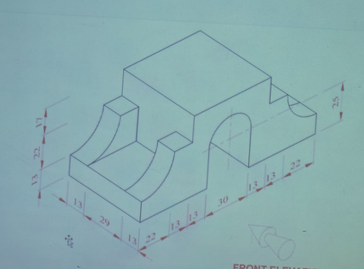 elevation plan end elevation