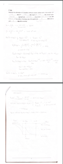 5 . Task Determine the deformation of a