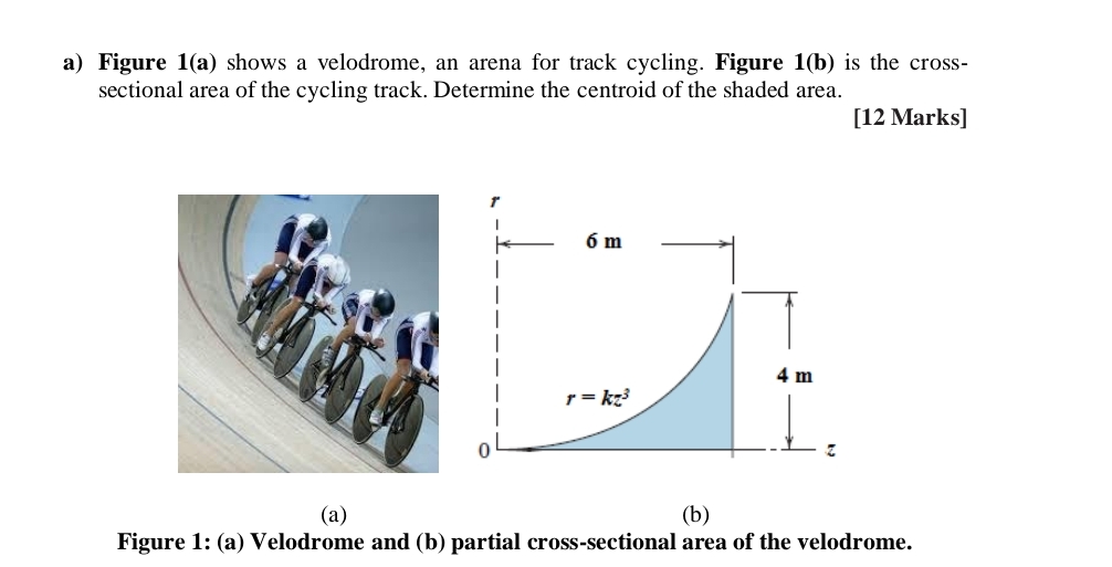 a ) Figure 1 ( a ) shows a velodrome, an arena