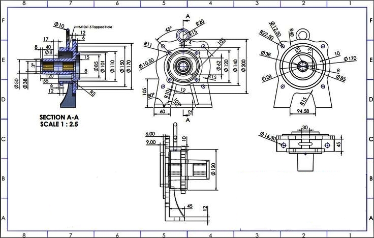 SOLID EDGE QUESTION: Question 1 : Design the