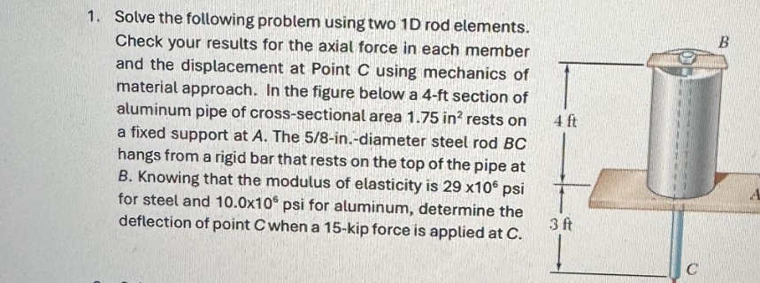 For each problem 1 ) make a neat and clear