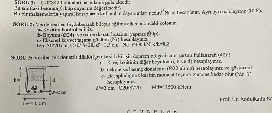 SORU 1 : , C 4 0 ? S 4 2 0 ifadeleri ne anlama