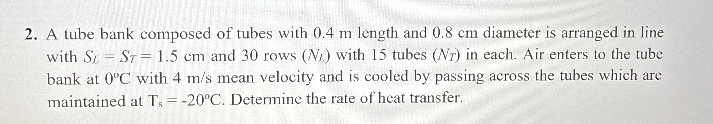 sorusunu nas l zerim A tube bank composed of