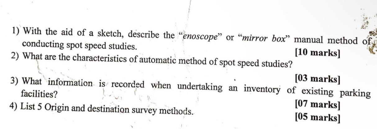 With the aid of a sketch, describe the "enoscope"