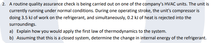2 . A routine quality assurance check is being