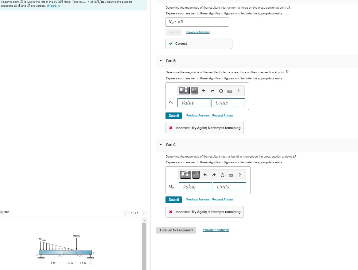 Assume point D is just to the left of the 6 0 - k