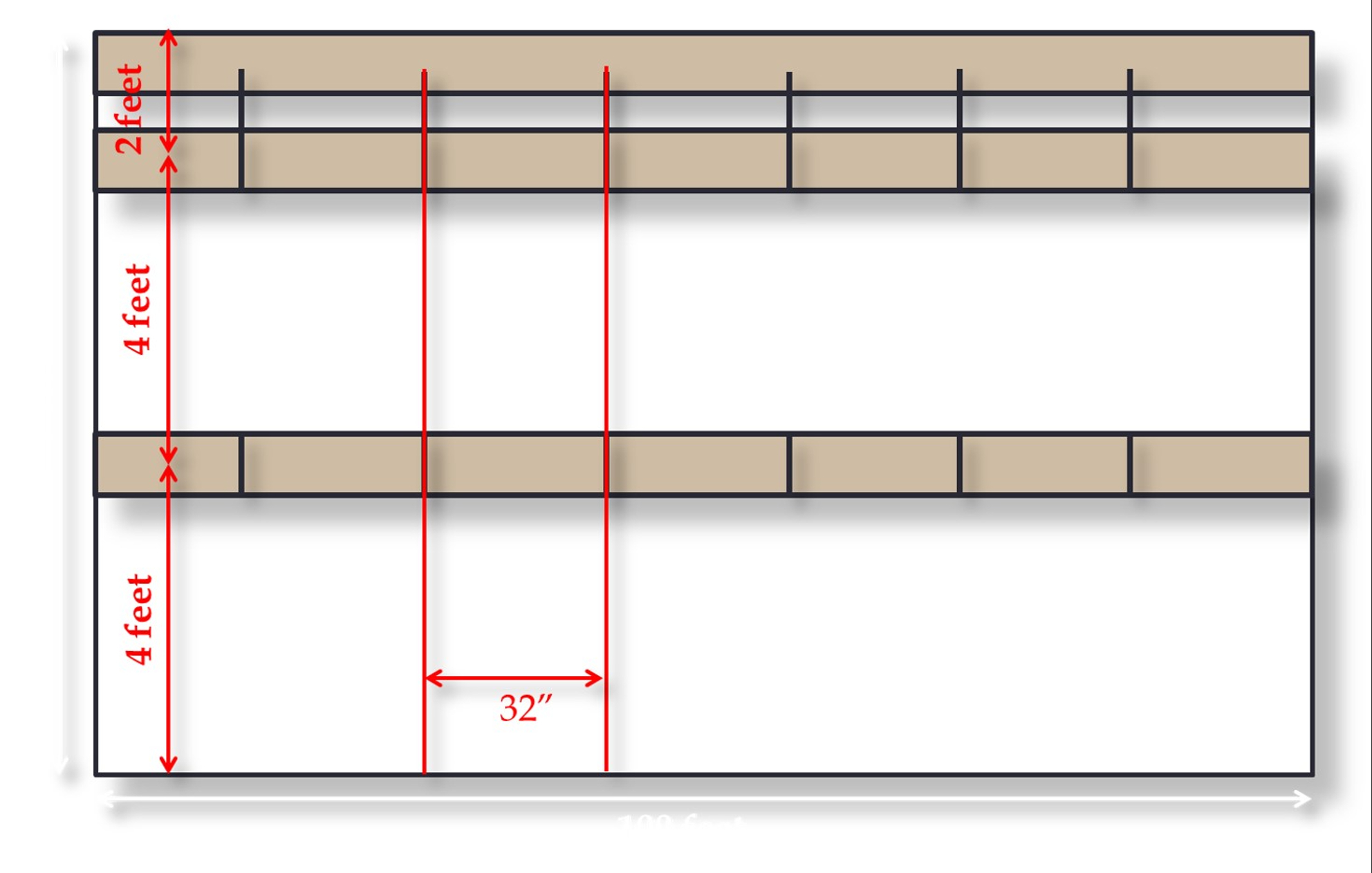 Determine the number of blocks, rebars, mortar,