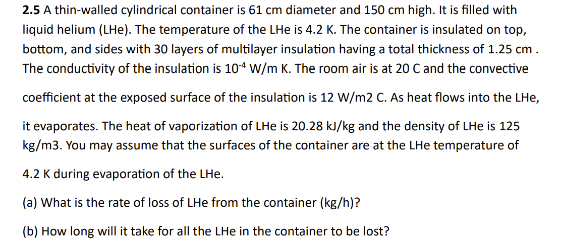 2 . 5 A thin - walled cylindrical container is 6