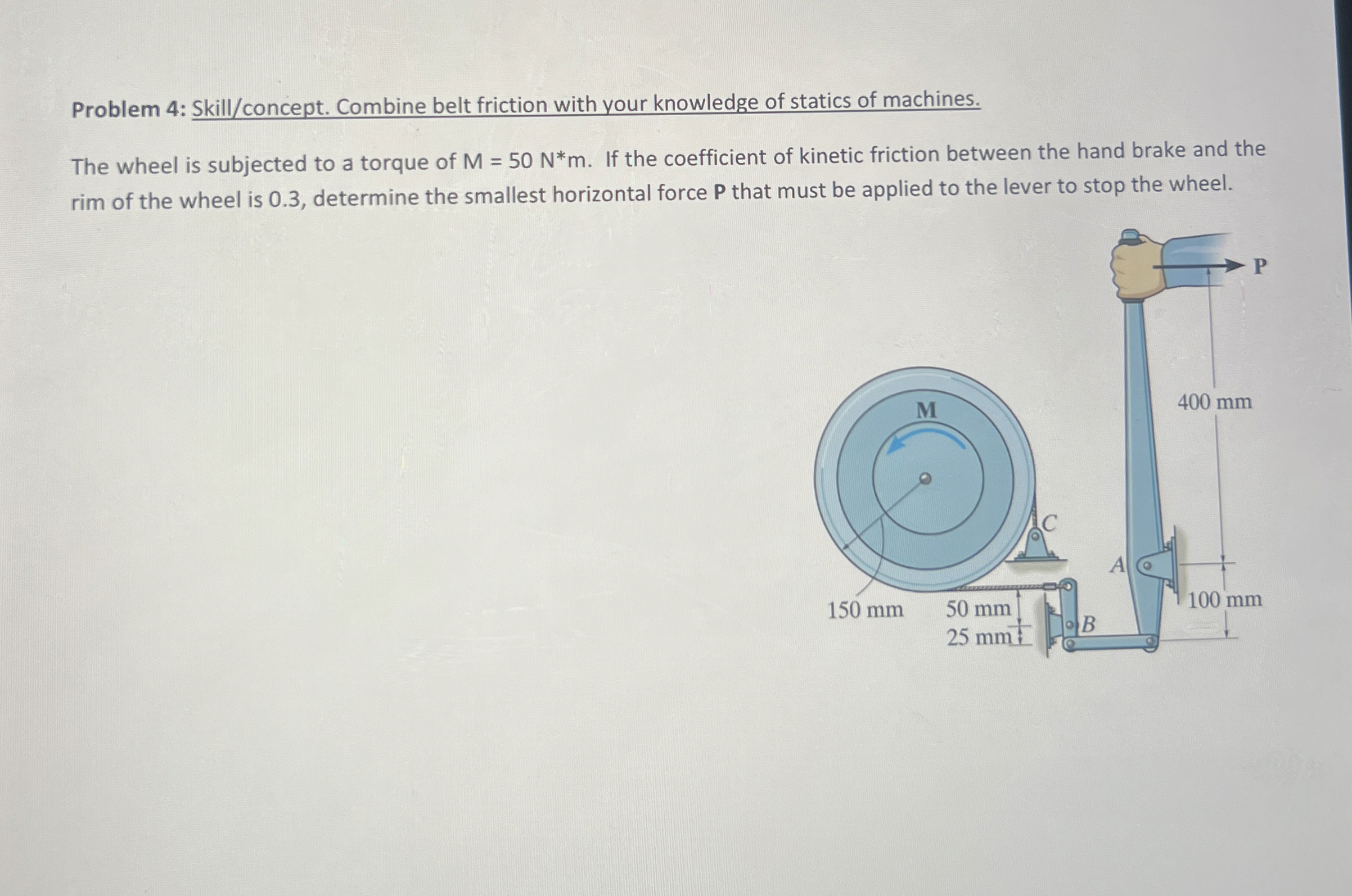 Problem 4 : Skill / concept . Combine belt