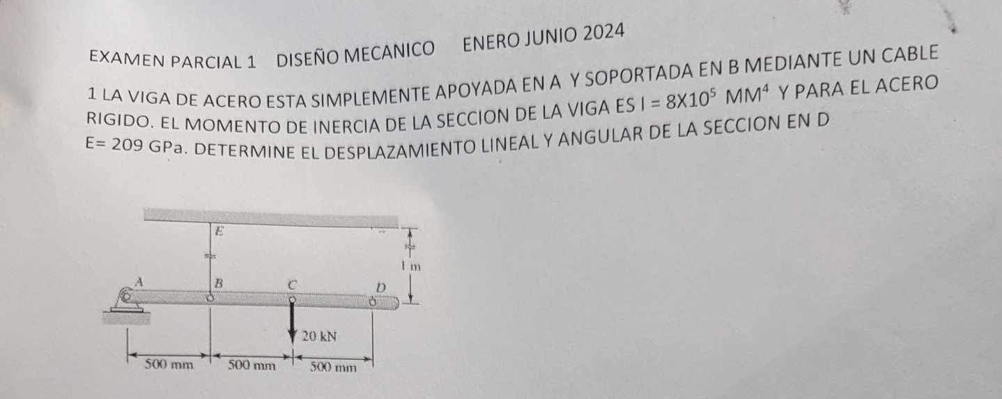 EXAMEN PARCIAL 1 DISE O MECANICO ENERO JUNIO 2 0