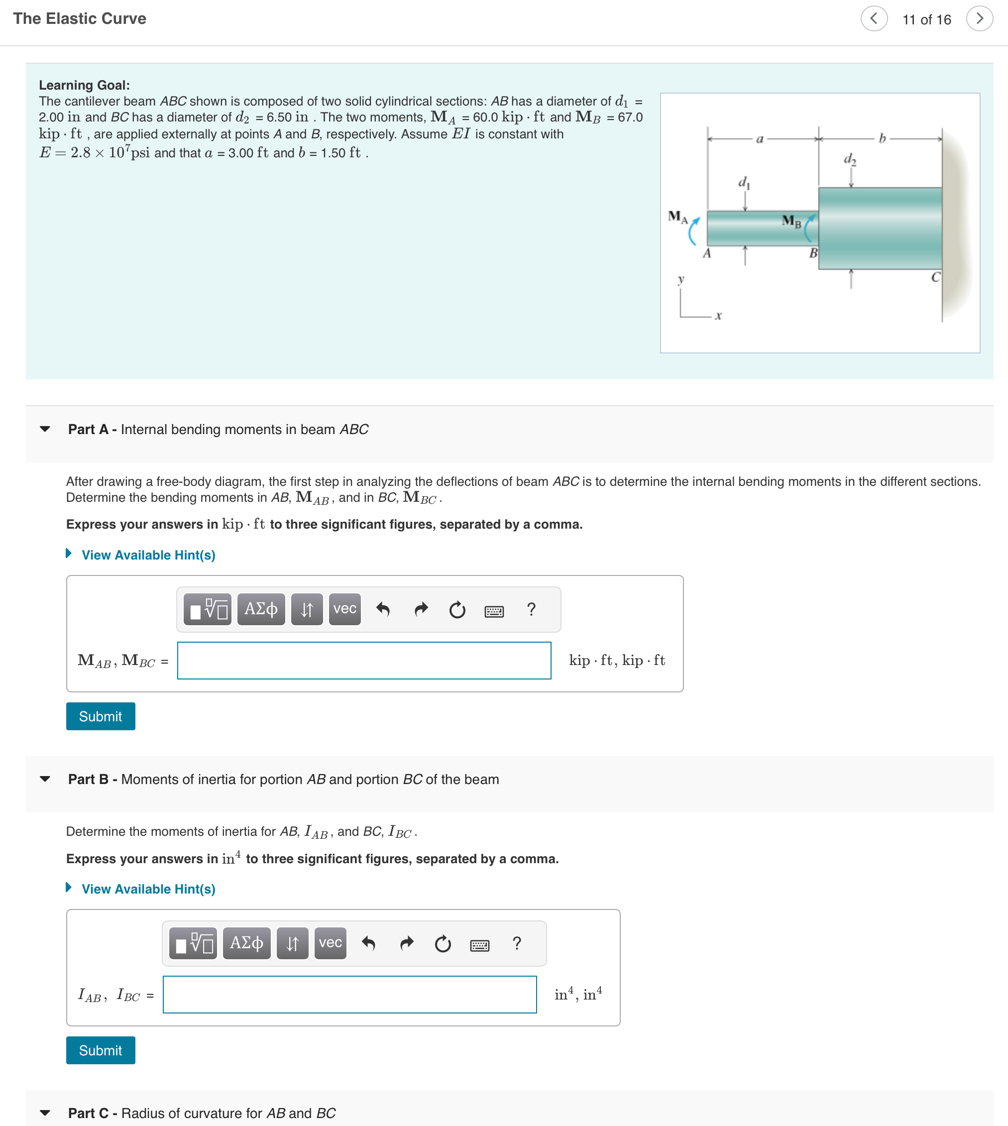 The Elastic Curve 1 1 of 1 6 Learning Goal: The