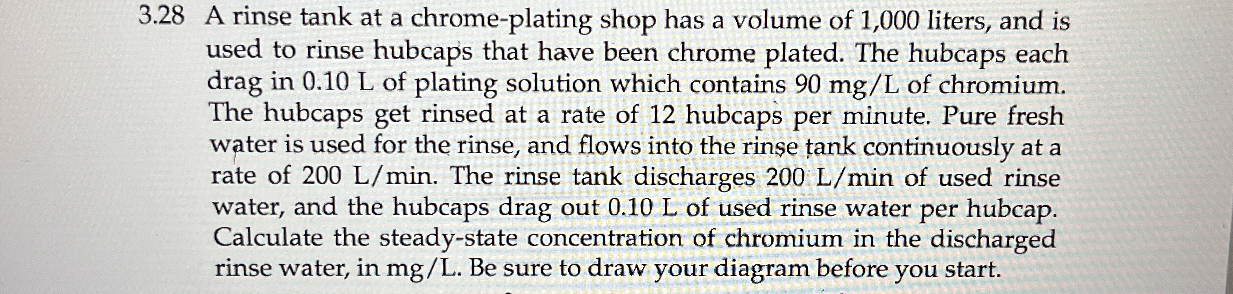 3 . 2 8 A rinse tank at a chrome - plating shop