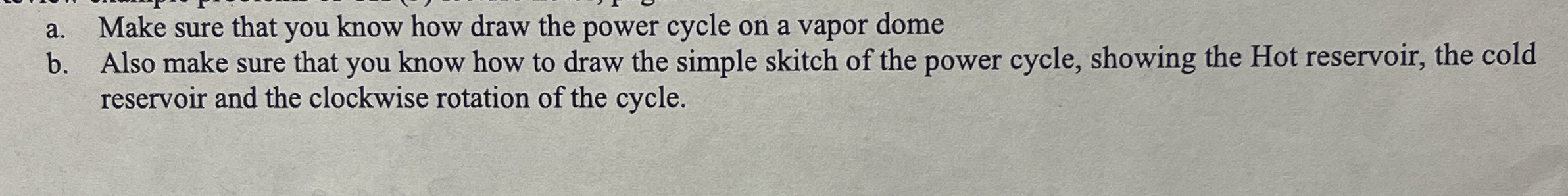 a . Make sure that you know how draw the power