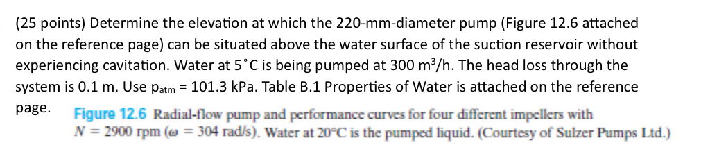 ( 2 5 points ) Determine the elevation at which
