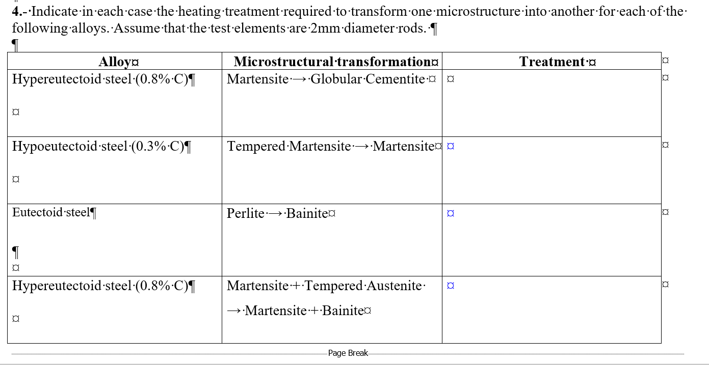 4 . - Indicate - in each \ ( \ cdot \ ) case \ (