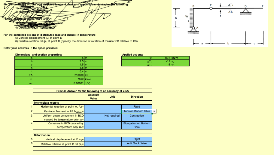 PLEASE PROVIDE WORKING OUT AND MOMENT AND FBD