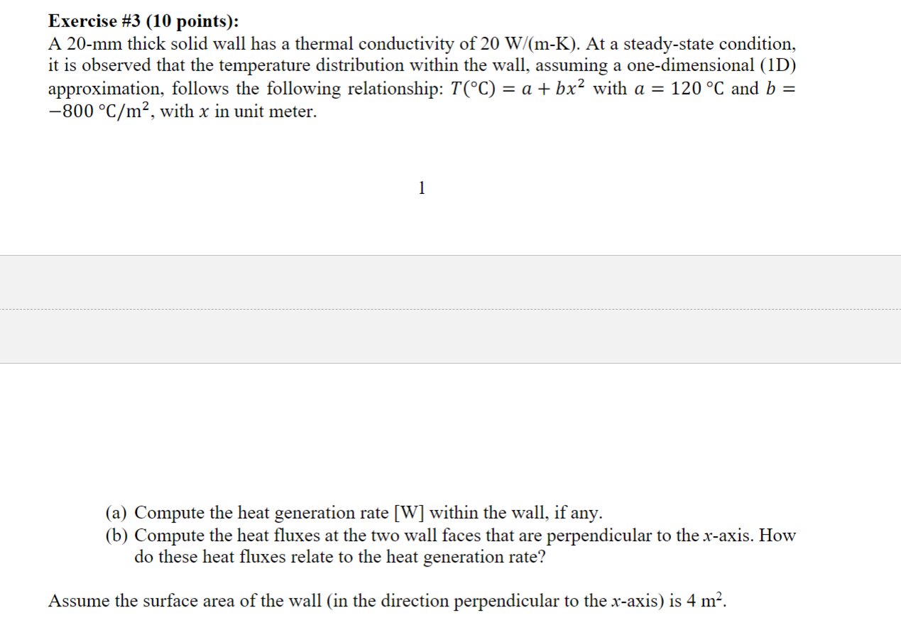 A 2 0 - m m thick solid wall has a thermal