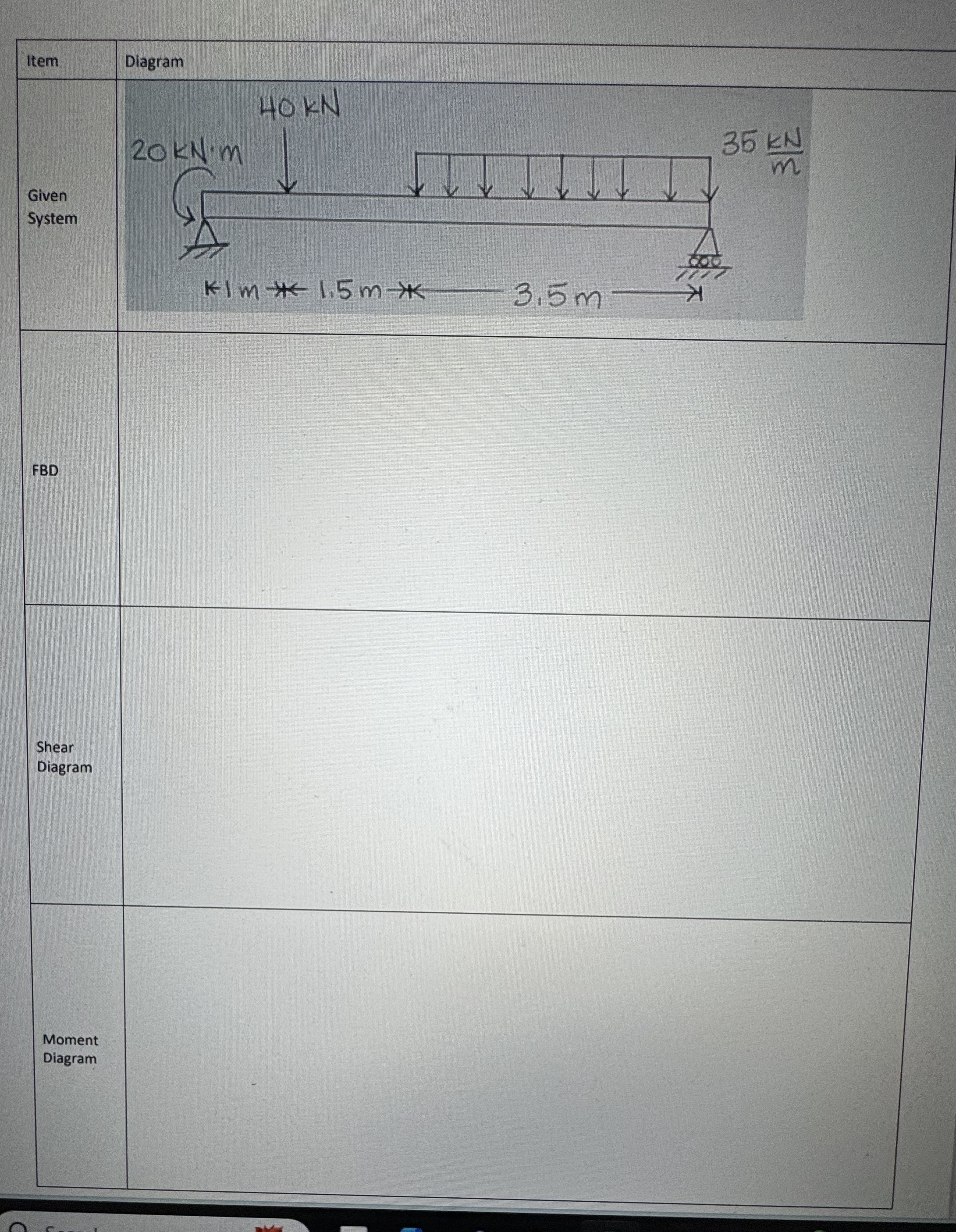 Draw all the diagrams below and calculate the
