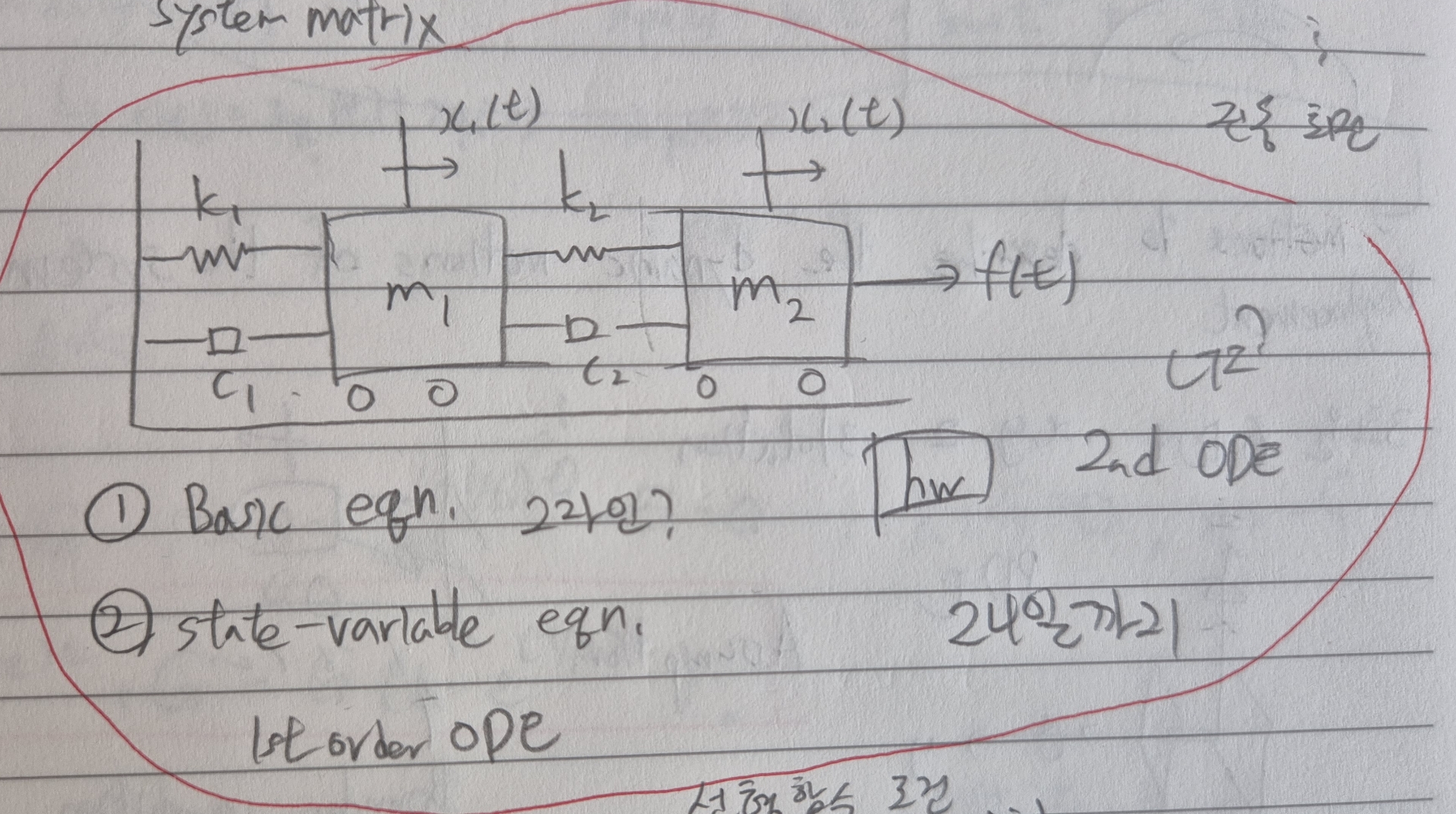 ( 1 ) Basic eqn. ( It will be 2 line ) ( 2 )