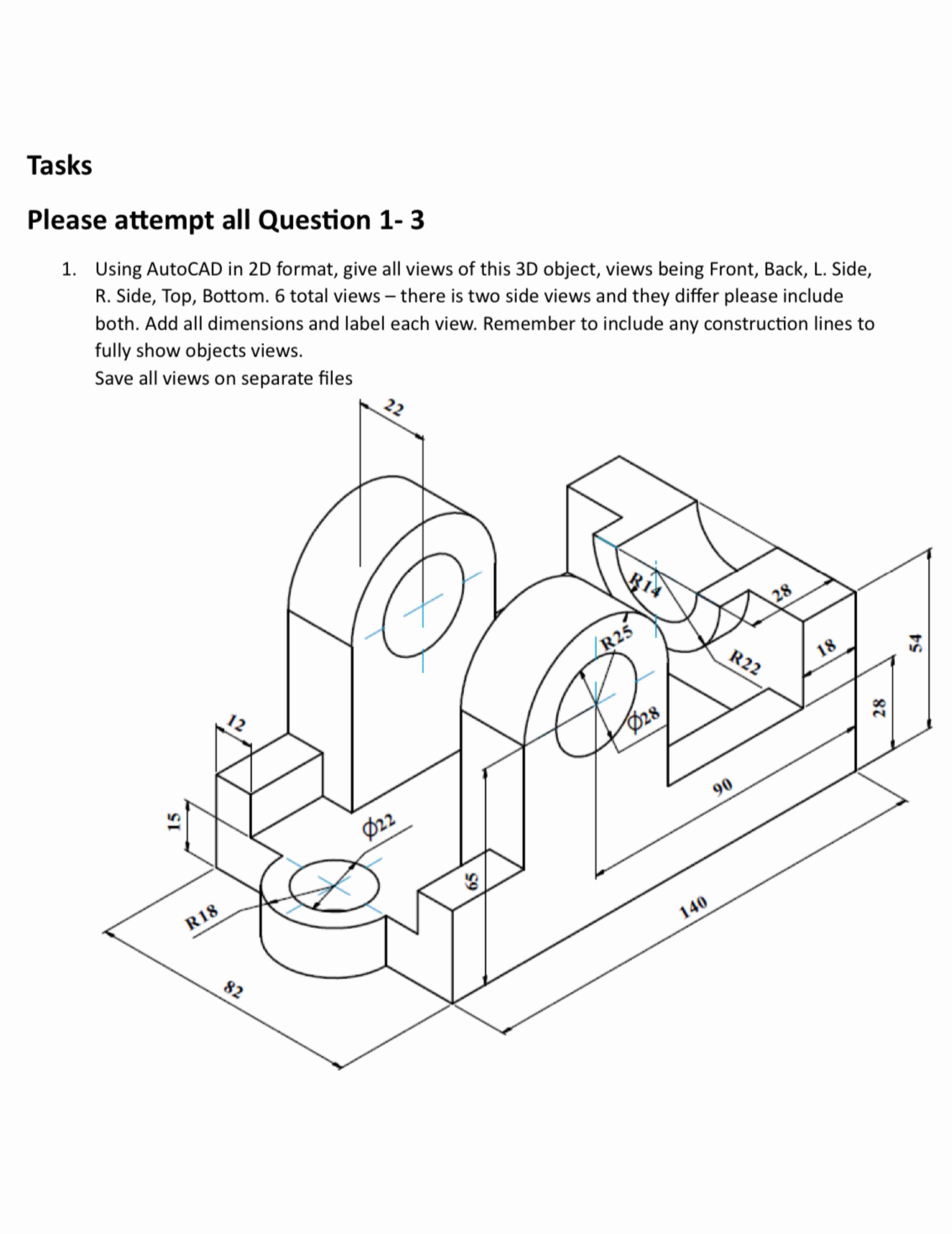 Tasks Please attempt all Question 1 - 3 1 . Using