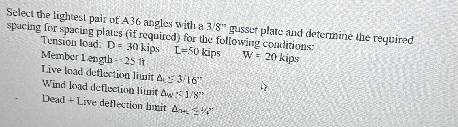Select the lightest pair of A 3 6 angles with a 3