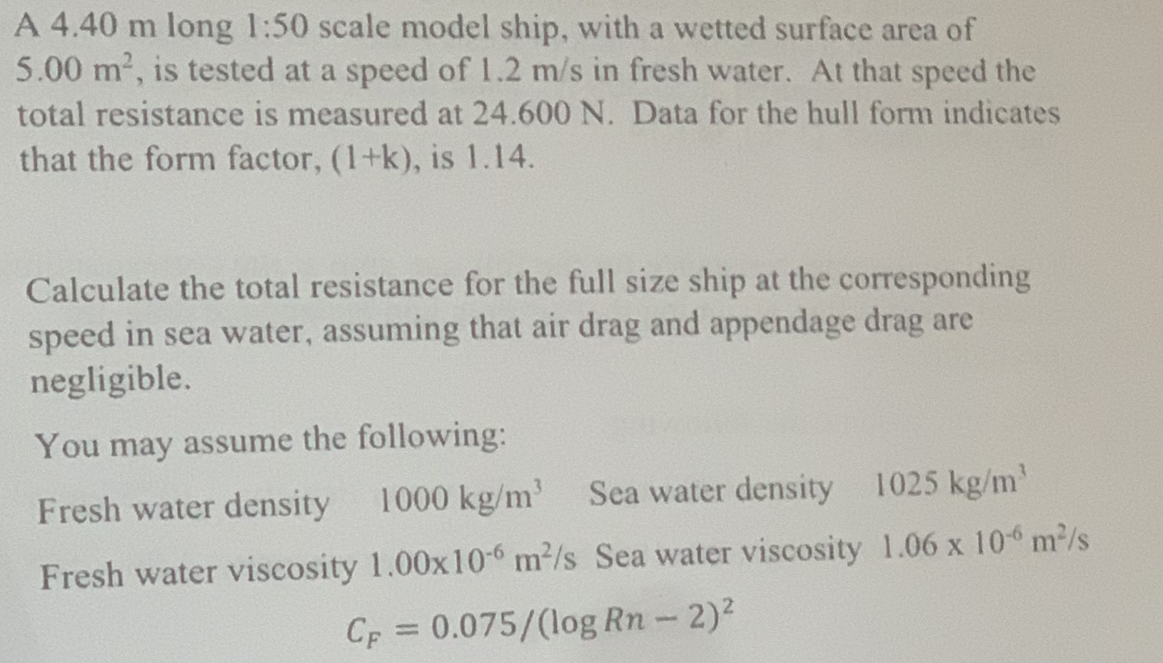 A 4 . 4 0 m long 1 : 5 0 scale model ship, with a