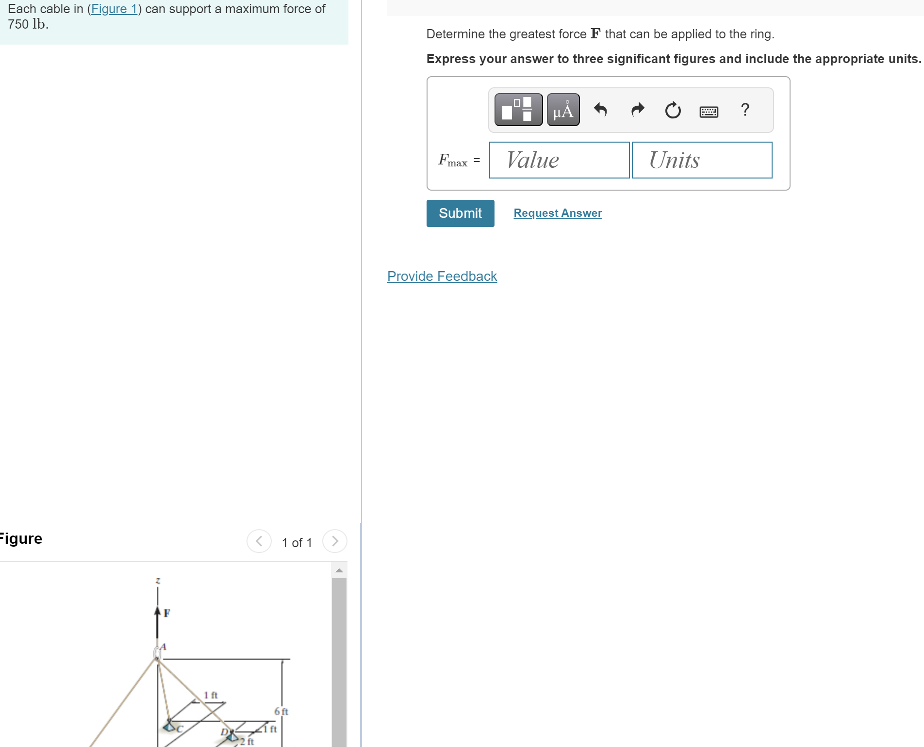 Each cable in ( Figure 1 ) can support a maximum