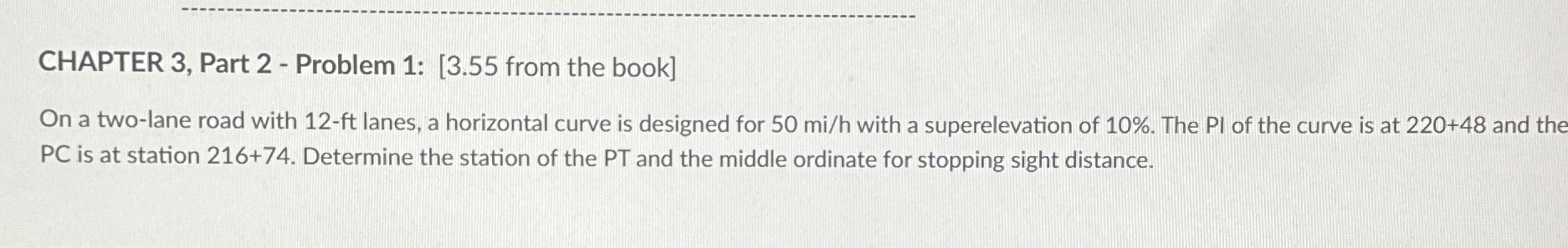 CHAPTER 3 , Part 2 - Problem 1 : [ 3 . 5 5 from