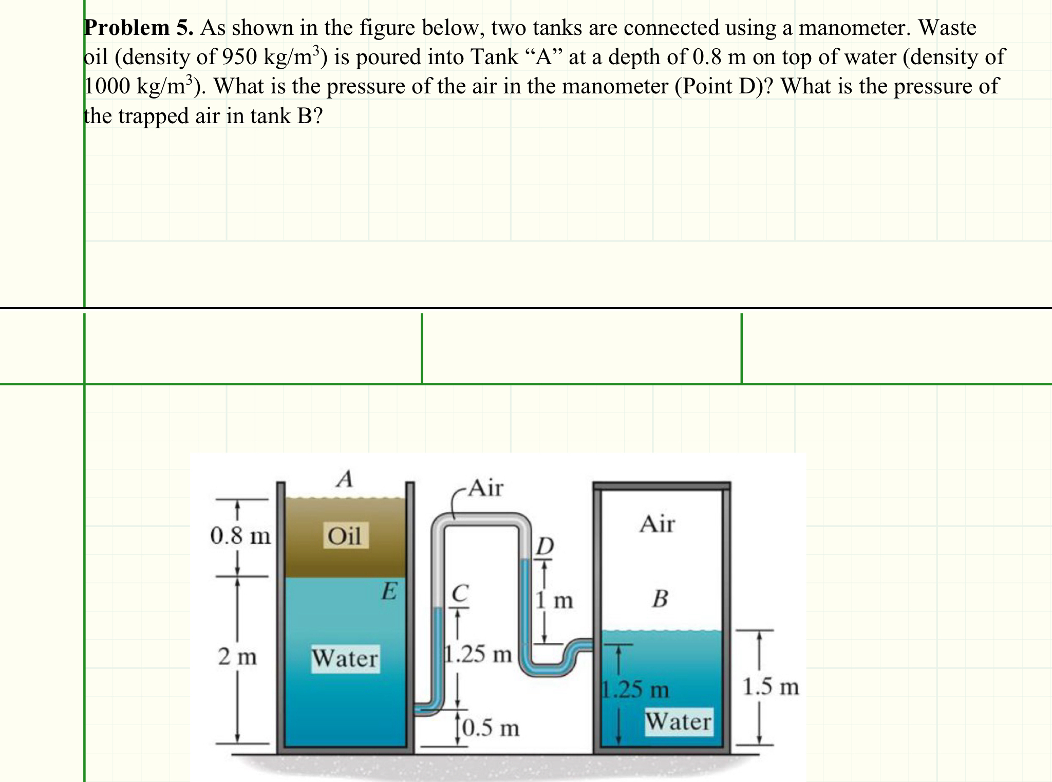 Problem 5 . As shown in the figure below, two