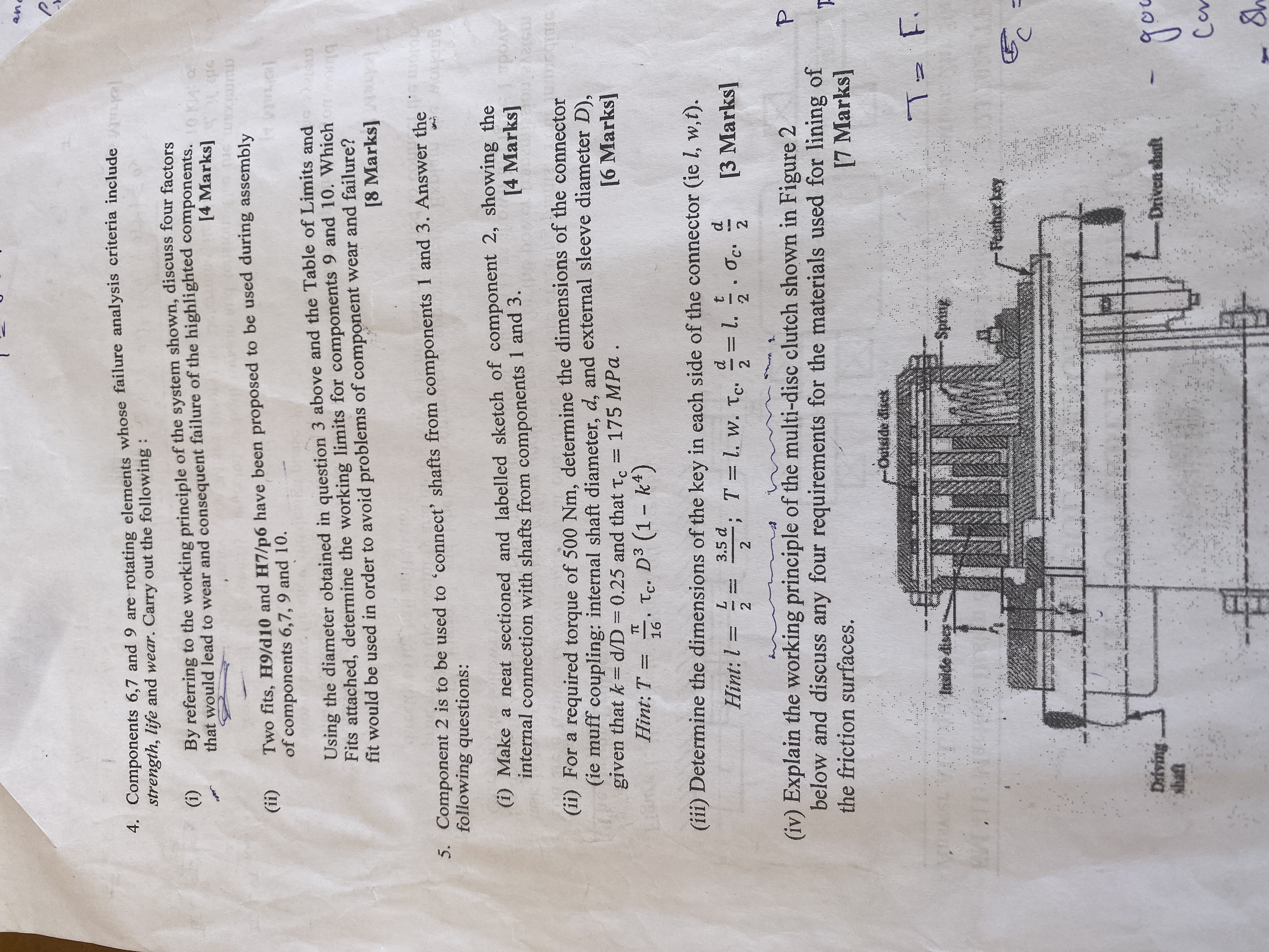 Components 6 , 7 and 9 are rotating elements