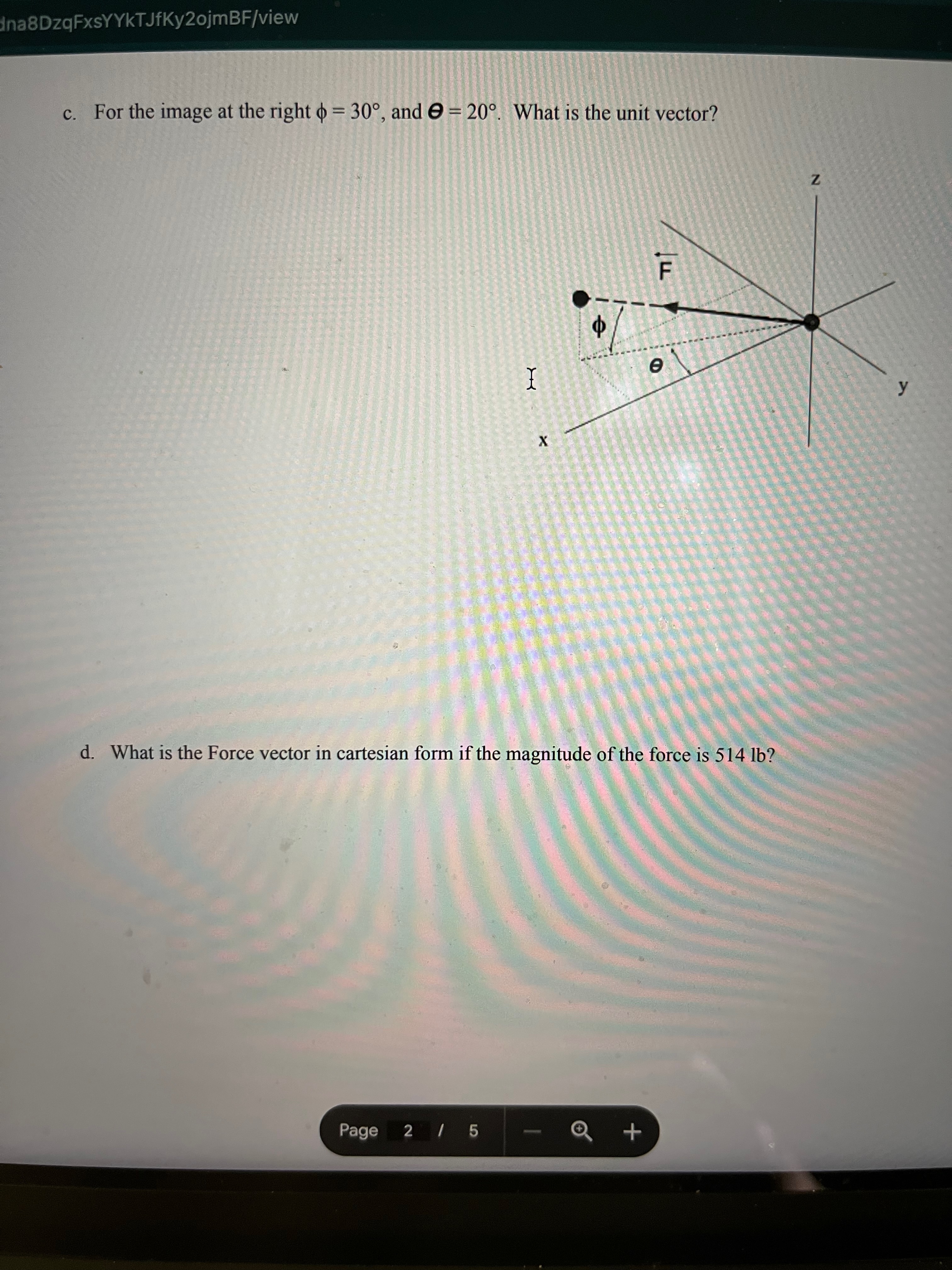  c. For the image at the right =30, and =20. What