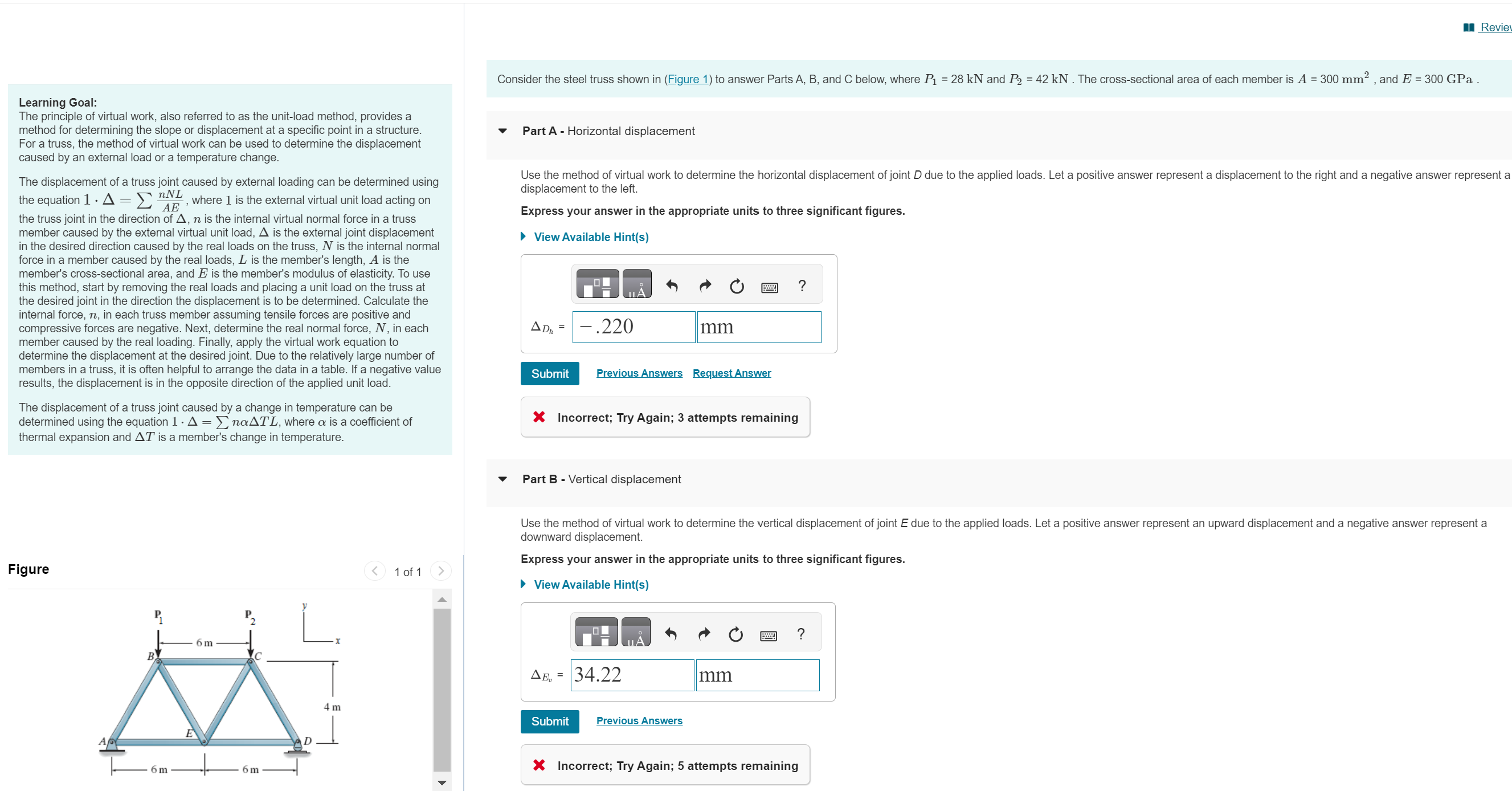 Consider the steel truss shown in ( Figure 1 ) to