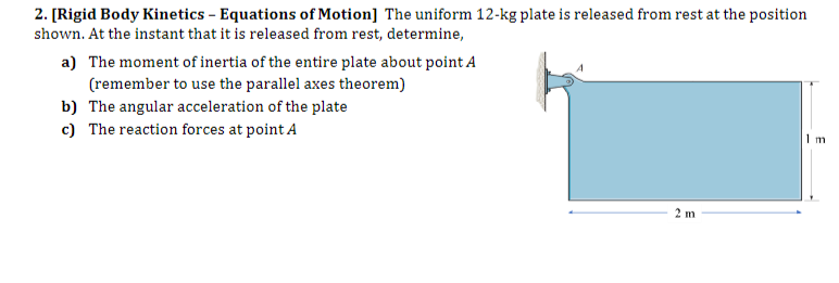 [ Rigid Body Kinetics - Equations of Motion ] The