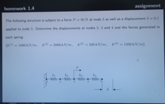 homework 1 . 4 assignment The following thructure